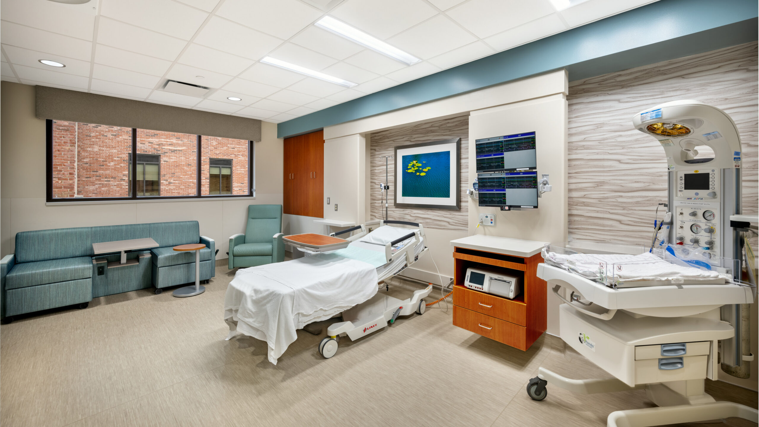 Labor and delivery room